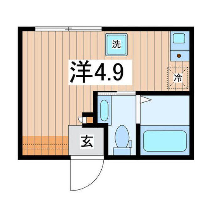 TTプレイス錦糸町(ワンルーム/5階)の間取り写真