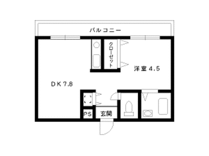阪神本線 深江駅 7階建(1DK/5階)の間取り写真