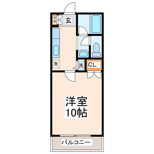 グリーンヒル葉山一番館(1K/2階)の間取り写真