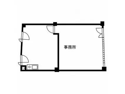 アーバンパーク代官山I/IIII(ワンルーム/1階)の間取り写真