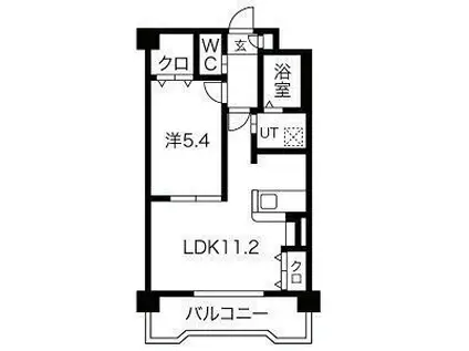 JR中央本線 神領駅 徒歩27分 3階建 築20年(1LDK/1階)の間取り写真