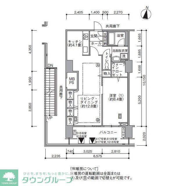 東雲キャナルコートCODAN17号棟(1LDK/11階)の間取り写真