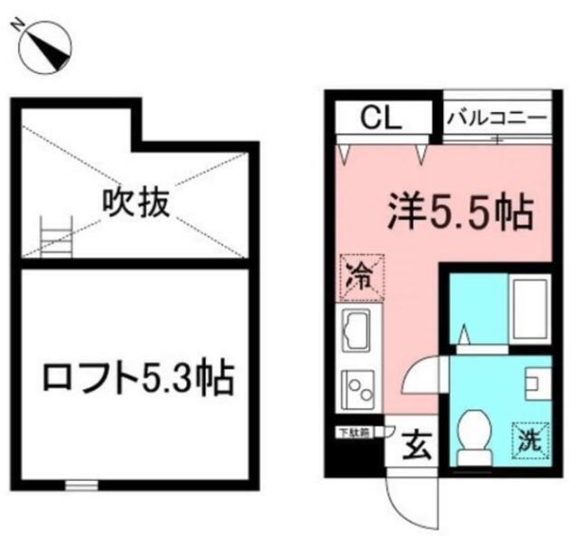 VILLA SADIRA(ワンルーム/2階)の間取り写真
