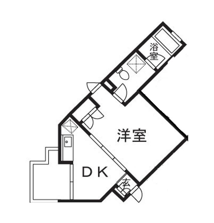 アート・フル溝口(1DK/3階)の間取り写真