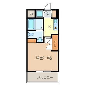 JCアベニューみずほ台(1K/4階)の間取り写真