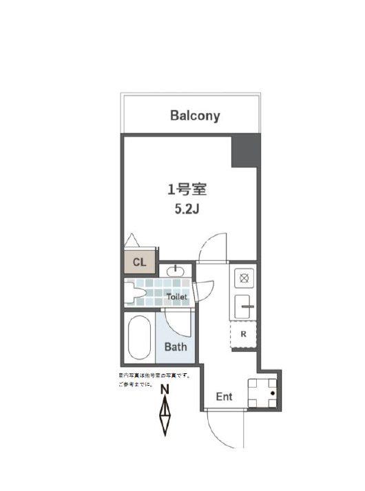 銀座アパートメントハウス(1K/5階)の間取り写真