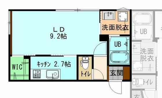 IRいしかわ鉄道 能美根上駅 徒歩9分 2階建 築3年(1K/1階)の間取り写真
