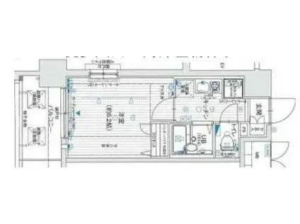 エスリード 京橋ステーションプラザ(1K/4階)の間取り写真