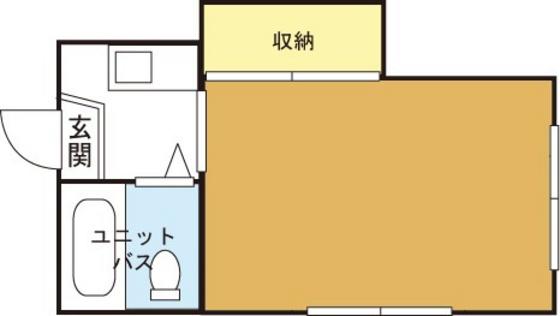 フォーボックス(1K/3階)の間取り写真