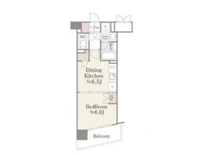 ステラメゾン茗荷谷(1DK/10階)の間取り写真