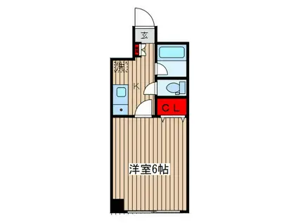 第3じゅんハイツ(1K/1階)の間取り写真