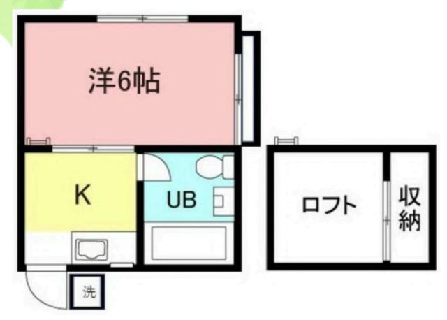 フォレストコート聖蹟桜ヶ丘II(ワンルーム/2階)の間取り写真
