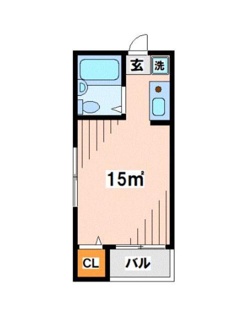 リアライズ上新庄豊新(1DK/1階)の間取り写真