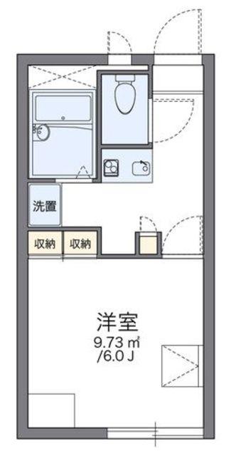 レオパレスソフィア(1K/2階)の間取り写真