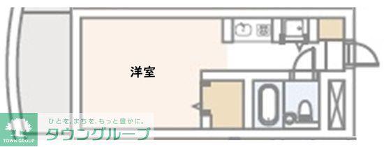 ラレーブ津田沼IV(ワンルーム/4階)の間取り写真