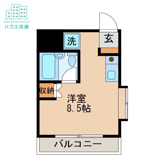 サンシティ21(ワンルーム/4階)の間取り写真