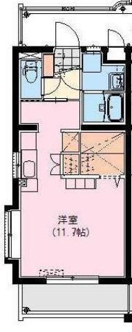 パラシオ大塚(ワンルーム/3階)の間取り写真