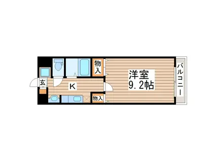 第二丸昌興業ビル(1K/3階)の間取り写真