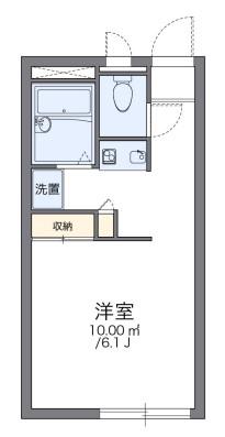 レオパレス上砂(1K/2階)の間取り写真