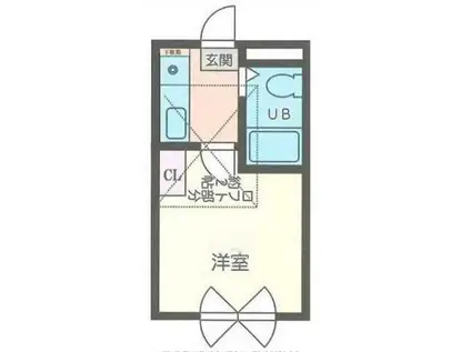 アーク中野3丁目(1K/3階)の間取り写真