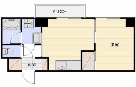 IS常盤(1DK/5階)の間取り写真