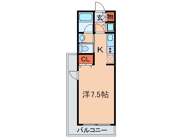アーバネックス神戸駅前(1K/4階)の間取り写真