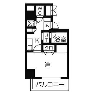 MS HOUSE 1(1K/7階)の間取り写真