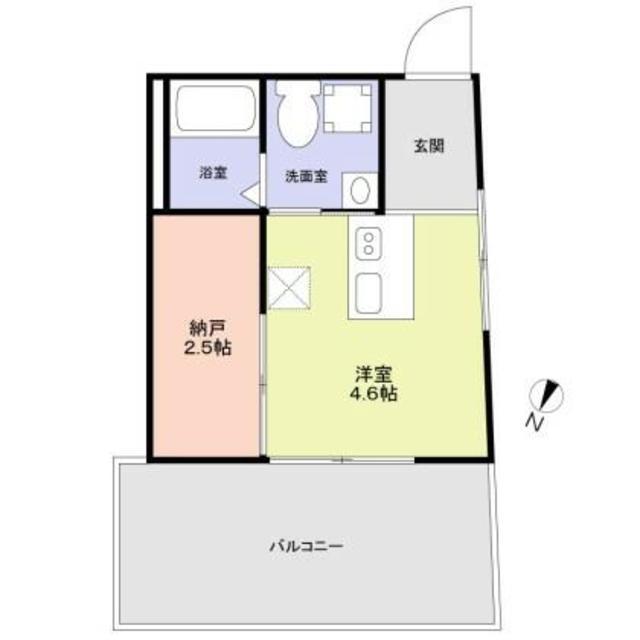 URBAN NEST 杉並(ワンルーム/4階)の間取り写真