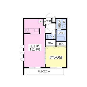 メゾン・ド・シャルマン(1LDK/3階)の間取り写真