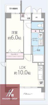 プレステイジEXE(1LDK/5階)の間取り写真