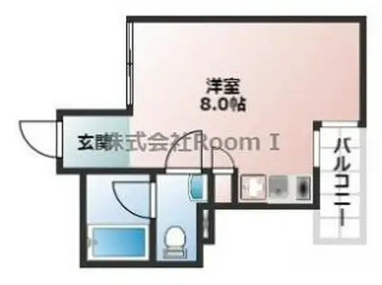 ベルヴォア大手通(ワンルーム/4階)の間取り写真