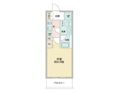 LA DOUCEURお花茶屋II(1K/3階)の間取り写真