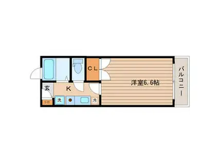 TS五輪ビル(1K/7階)の間取り写真