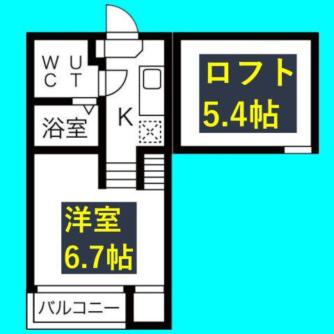 LINO HOLOMUA壱番館(1K/1階)の間取り写真