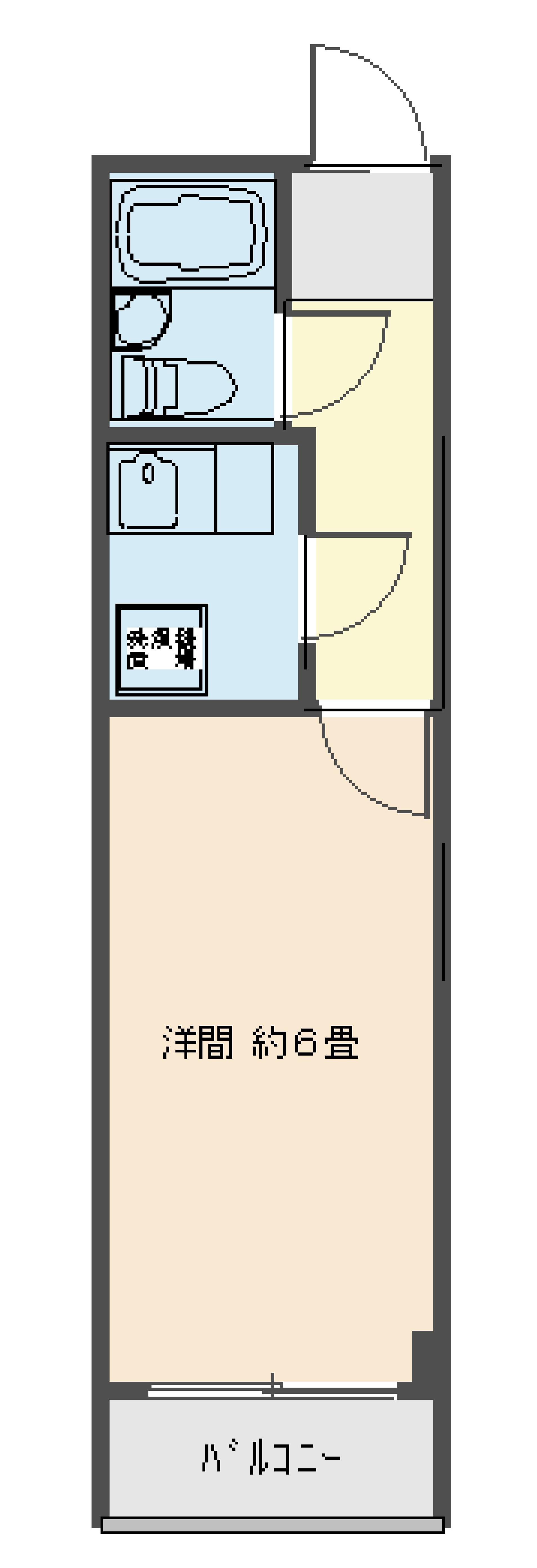 グリーンハイム城山(3DK/4階)の間取り写真