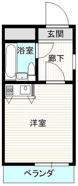 朝日プラザ国分町(ワンルーム/6階)の間取り写真