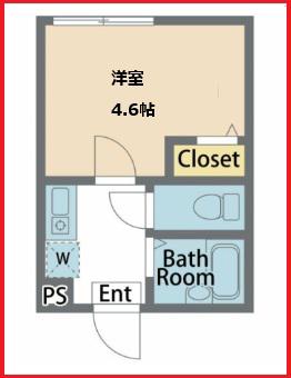 東武伊勢崎線 五反野駅 徒歩5分 3階建 築1年(1K/1階)の間取り写真
