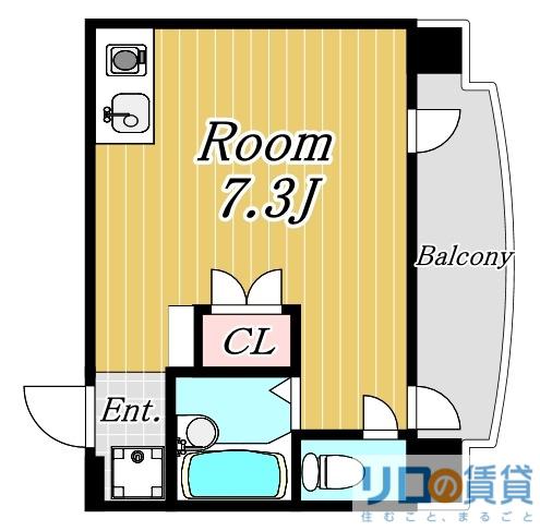 レバンガAP新大阪ステーションフロント(ワンルーム/4階)の間取り写真