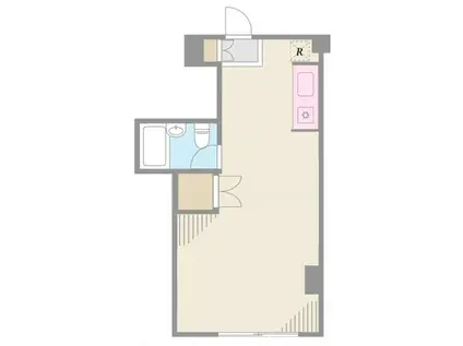 池ノ上ガーデンハイツ(ワンルーム/3階)の間取り写真