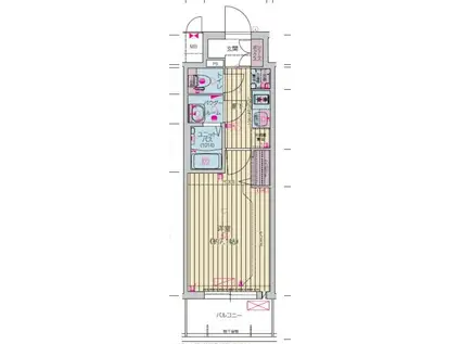 プレサンス上前津エレスタ(1K/5階)の間取り写真