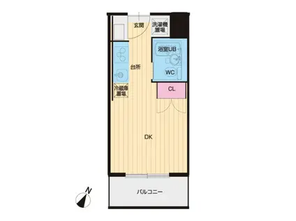 CLUB ORIENT BLD NO.141 YACHIYODAI(ワンルーム/3階)の間取り写真