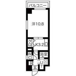 音羽壱番館SAKAE(1K/4階)の間取り写真