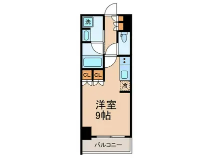 ザ・パークハビオ東長崎(ワンルーム/5階)の間取り写真