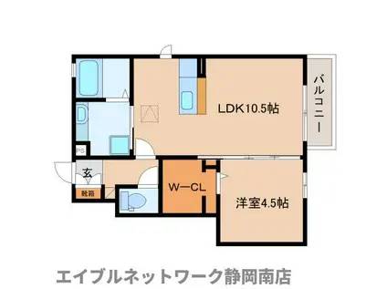 グランリヴェール(1LDK/1階)の間取り写真