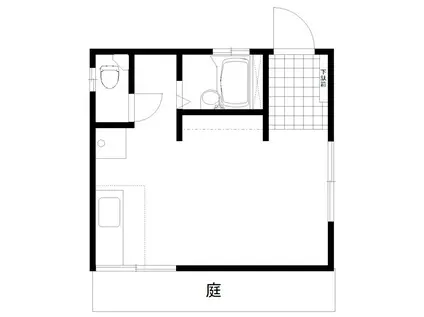 HHOUSE(ワンルーム/1階)の間取り写真