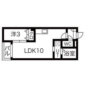 WARREN SHIBATAI(1LDK/2階)の間取り写真