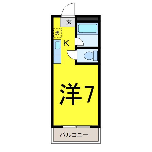 シティホームズ桜木町(ワンルーム/3階)の間取り写真