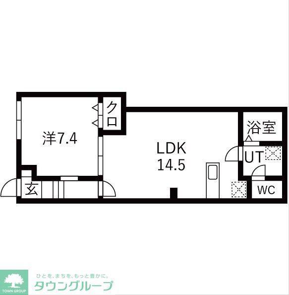 アイリス渋谷(1LDK/B1階)の間取り写真