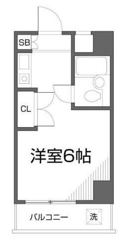 ハイムピア8-女性限定-(ワンルーム/2階)の間取り写真
