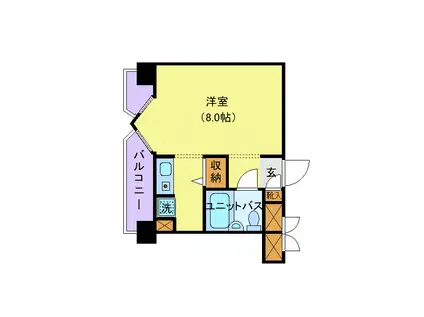 メゾン・ド・リッシュ(ワンルーム/4階)の間取り写真